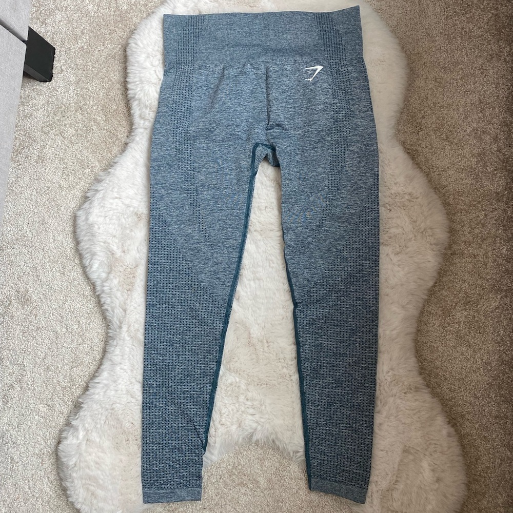 Gymshark Blue Marl Seamless Leggings